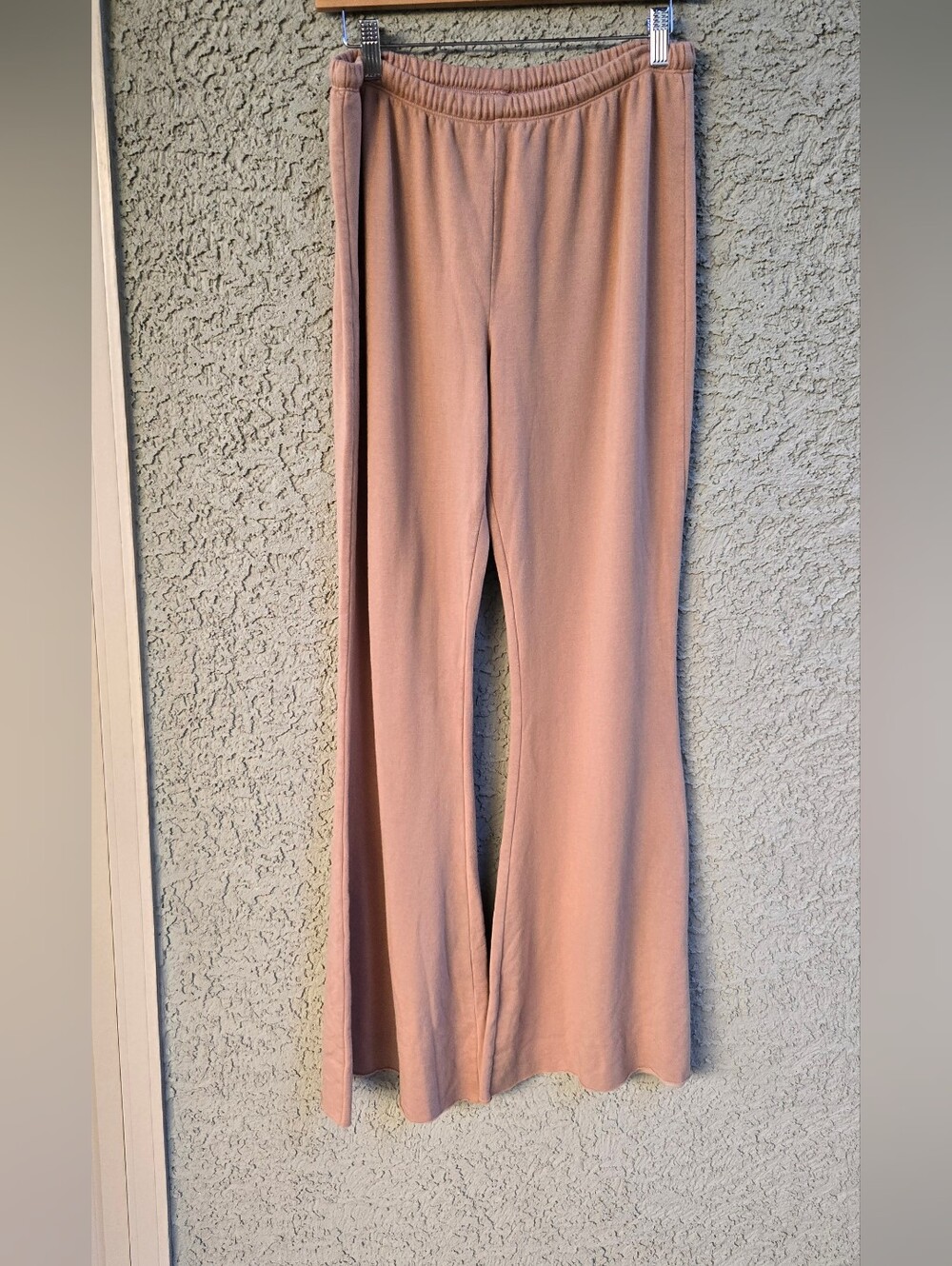 Offline By Aerie Wide-Leg Knit Pants Camel Light Tan